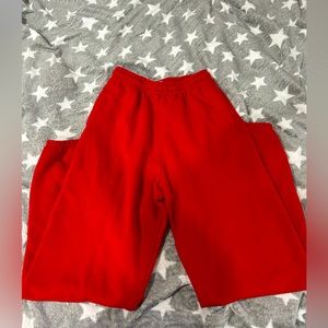 Red Sweatpants - Size small